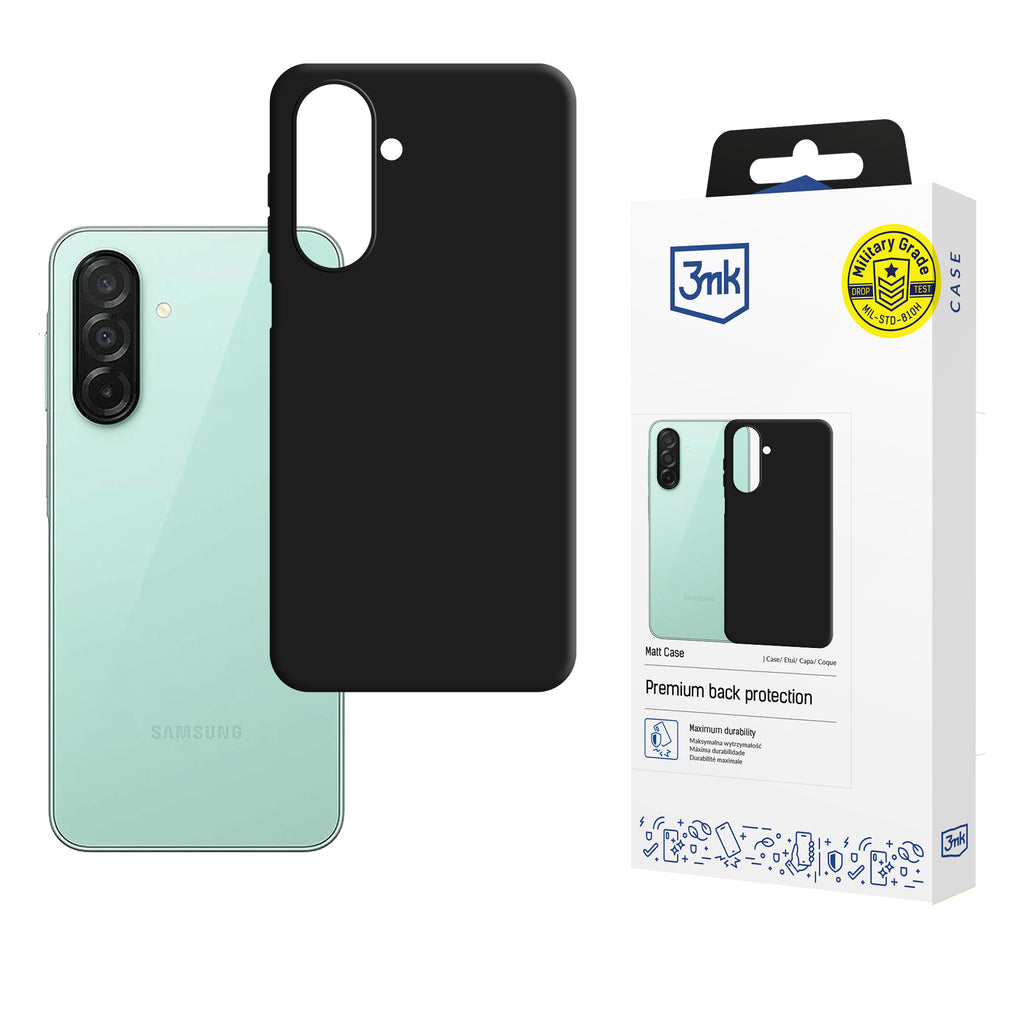 3mk Matt Case Samsung Galaxy A27 5G - matinis juodas -- Samsung Galaxy A27 5G