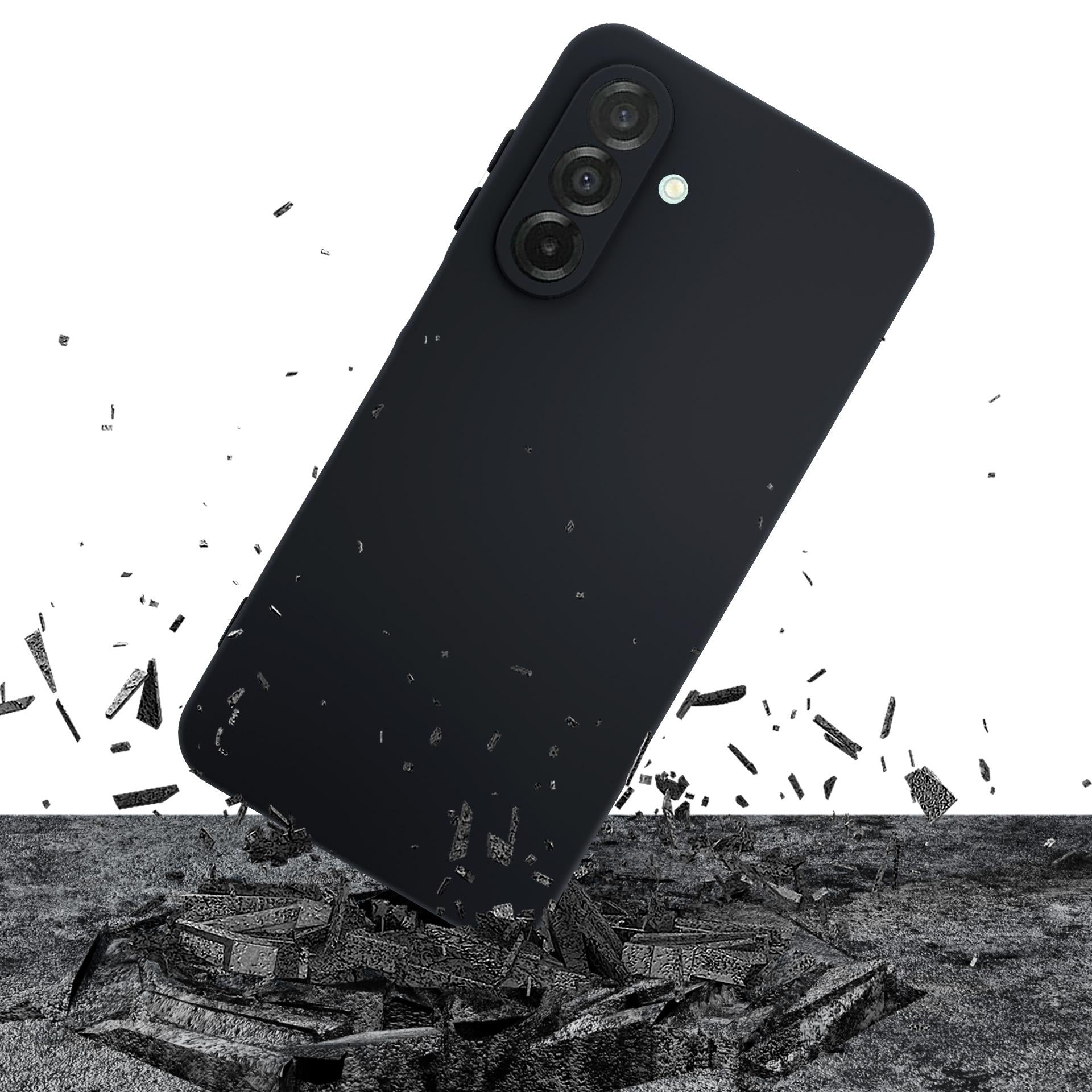 3mk Matt Case Pro skirtas Samsung Galaxy A27 5G - matinė juoda -- Samsung Galaxy A27 5G