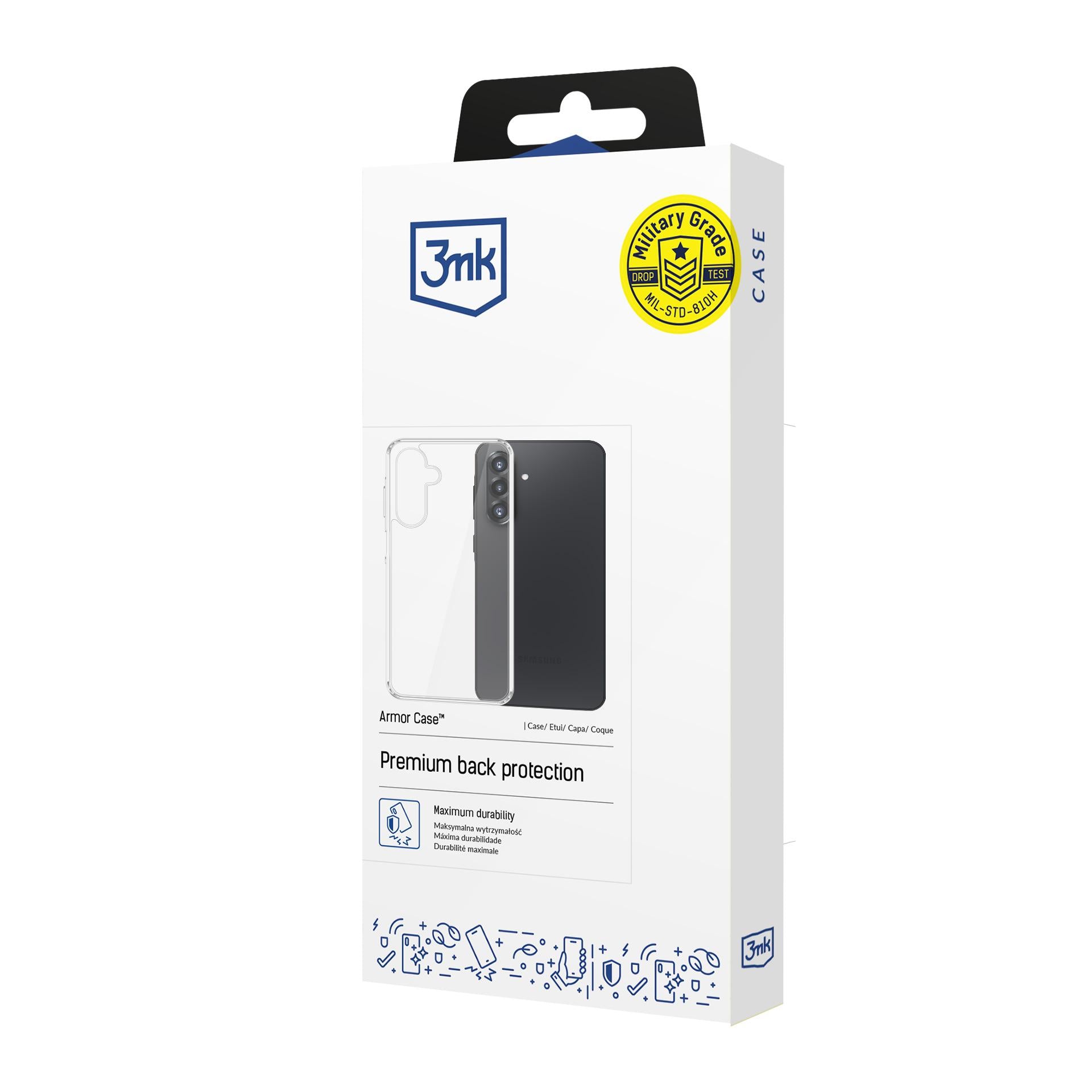3mk Armor Case dėklas, skirtas Samsung Galaxy A27 5G – Skaidrus -- Samsung Galaxy A27 5G