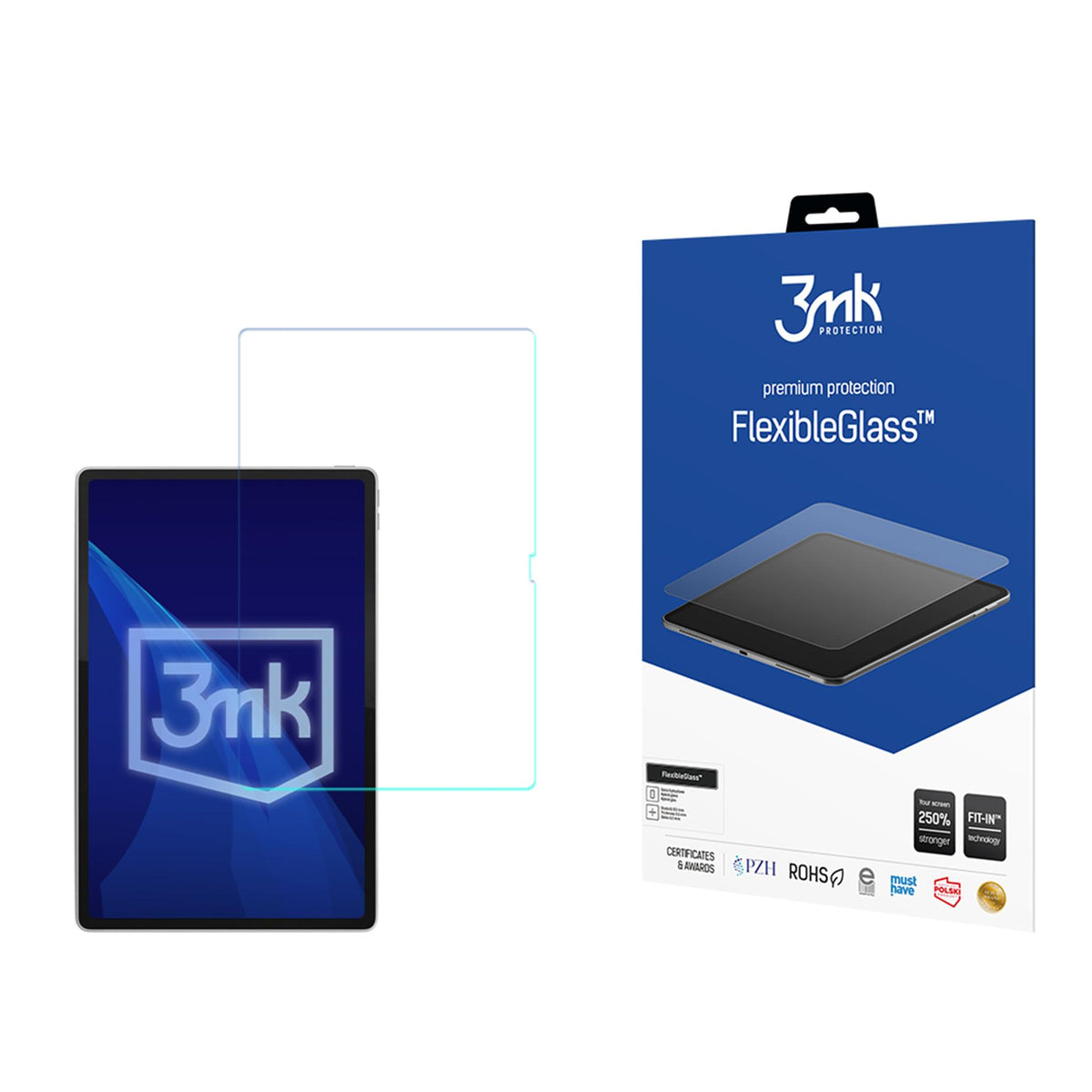 3mk FlexibleGlass hibridinis stiklas, skirtas Lenovo Idea Tab Plus (TB361FU) -- Lenovo Idea Tab Plus