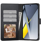 „Tech-Protect“ piniginės dėklas, skirtas Xiaomi Poco F8 – juodas -- Xiaomi Poco F8 / Poco F8
