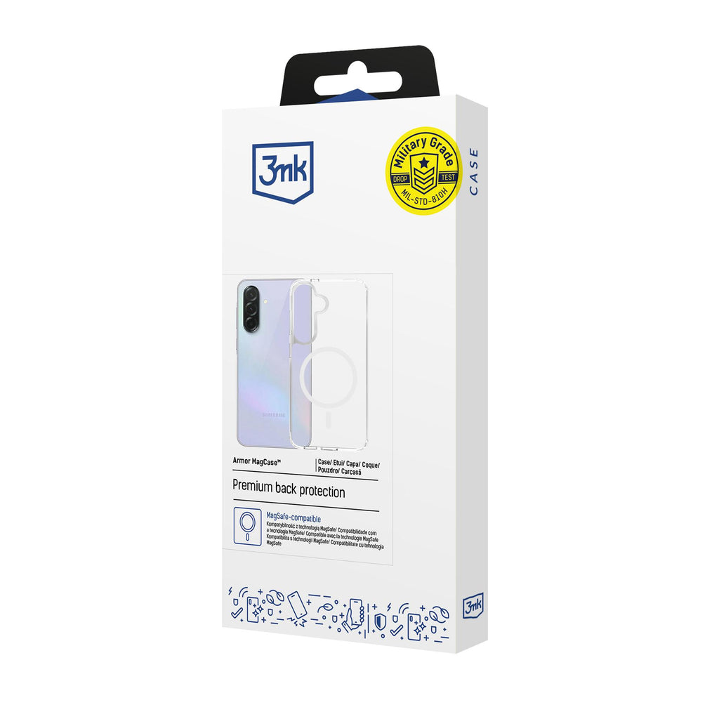 3mk Armor MagCase Samsung Galaxy A37 - skaidrus