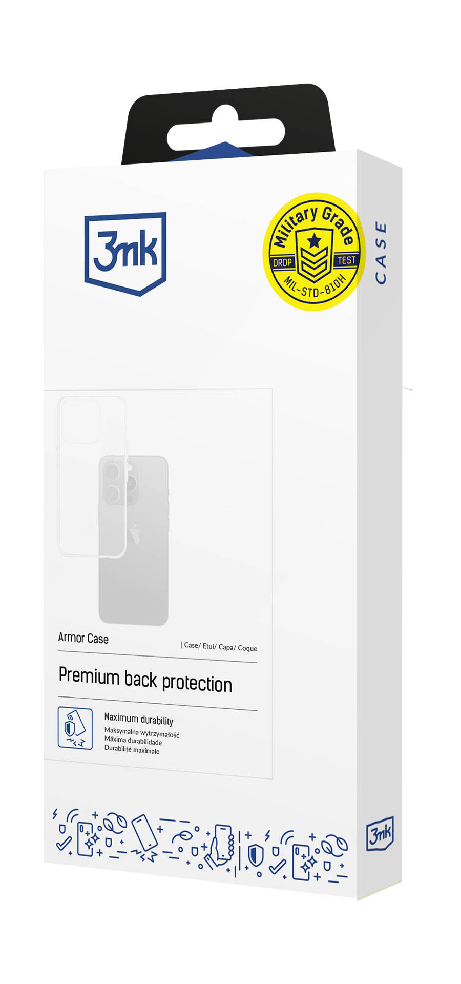 3mk Armor Case Samsung Galaxy A37 - skaidrus Antrasis paveikslėlis