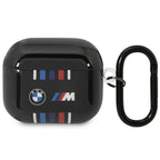 BMW BMA322SWTK AirPods 3 gen dėklas juodas / daugiaspalvės linijos -- AirPods 3