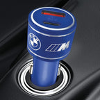 BMW M Edition automobilinis įkroviklis PD-QC 3.0 20W - mėlyna/juoda