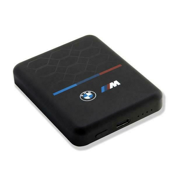 BMW M Collection MagSafe 15W 3000mAh indukcinė išorinė baterija - juoda