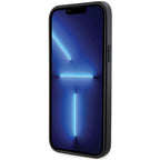 BMW Grip Stand Hot Stamp dėklas iPhone 14/15/13 – juodas