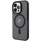 BMW Signature MagSafe dėklas iPhone 14 Pro – juodas