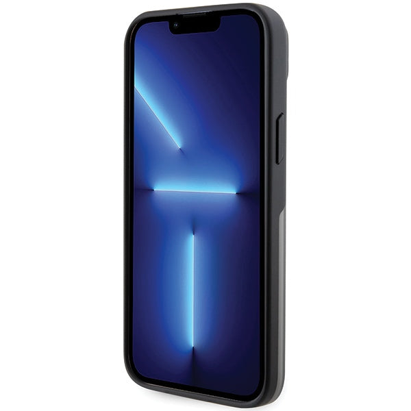 BMW Signature MagSafe dėklas iPhone 14/15 Plus – juodas