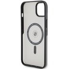 BMW Signature MagSafe dėklas iPhone 14/15 Plus – juodas