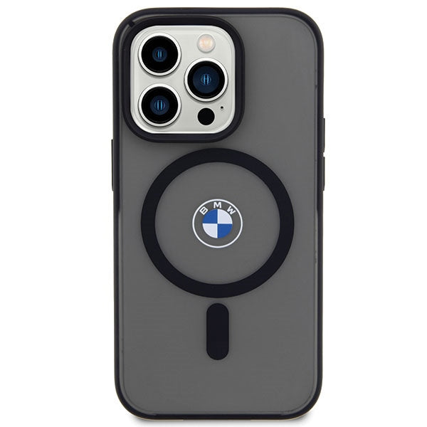 BMW Signature MagSafe dėklas iPhone 14 Pro Max – juodas -- iPhone 14 Pro Max