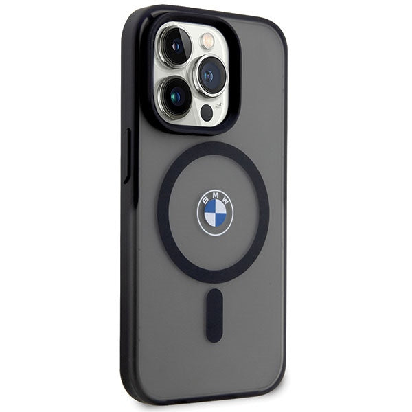 BMW Signature MagSafe dėklas iPhone 14 Pro Max – juodas -- iPhone 14 Pro Max