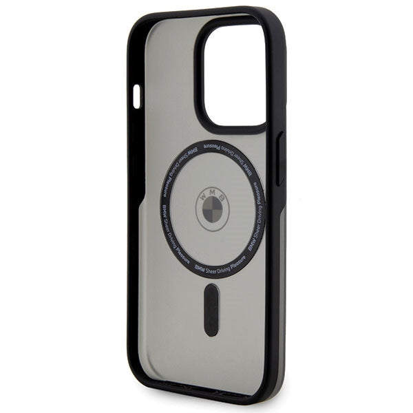 BMW Signature MagSafe dėklas iPhone 14 Pro Max – juodas -- iPhone 14 Pro Max