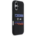 BMW M silikoninis MagSafe dėklas iPhone 17 – juodas