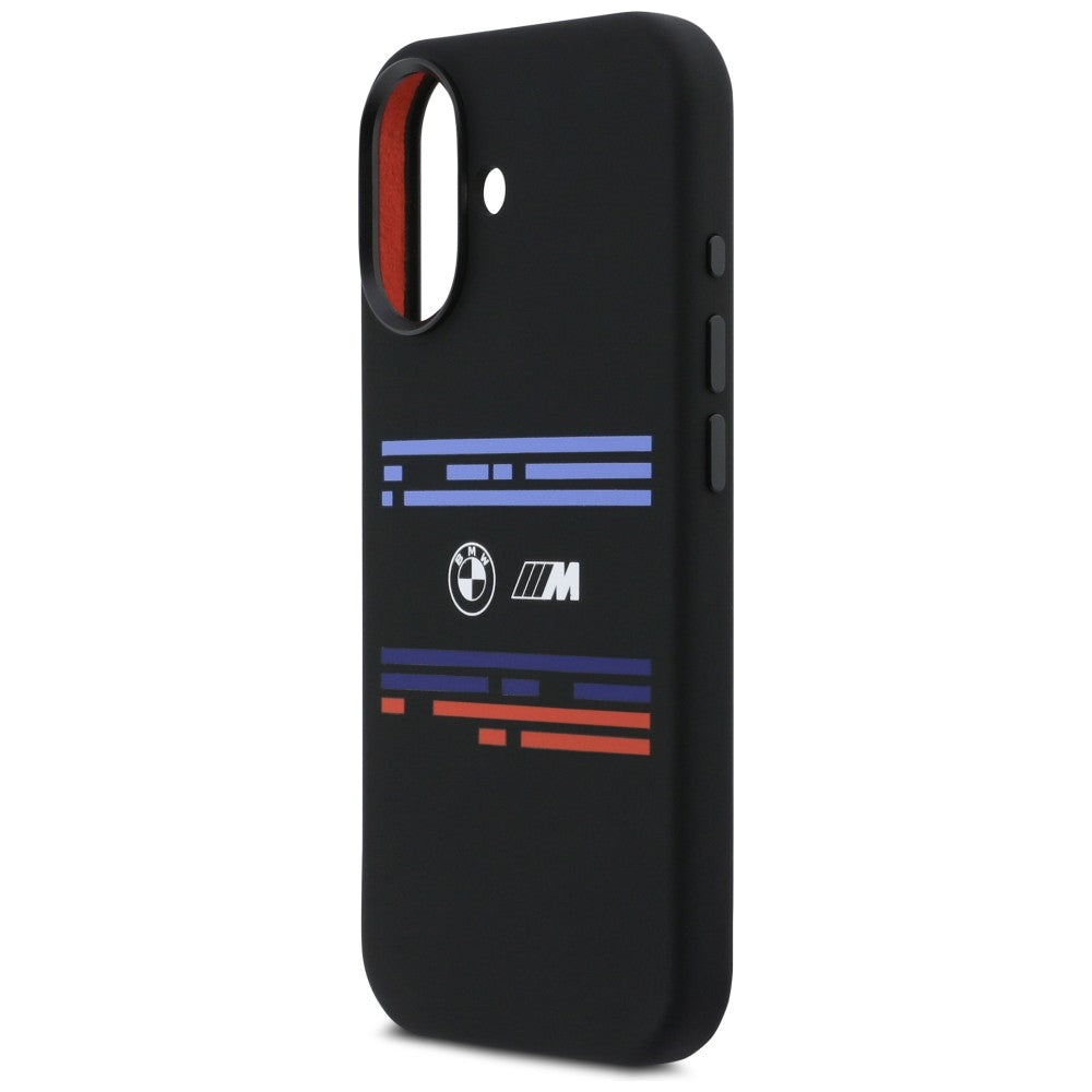 BMW M silikoninis MagSafe dėklas iPhone 17 – juodas