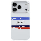 BMW M silikoninis MagSafe dėklas iPhone 17 Pro – baltas -- iPhone 17 Pro