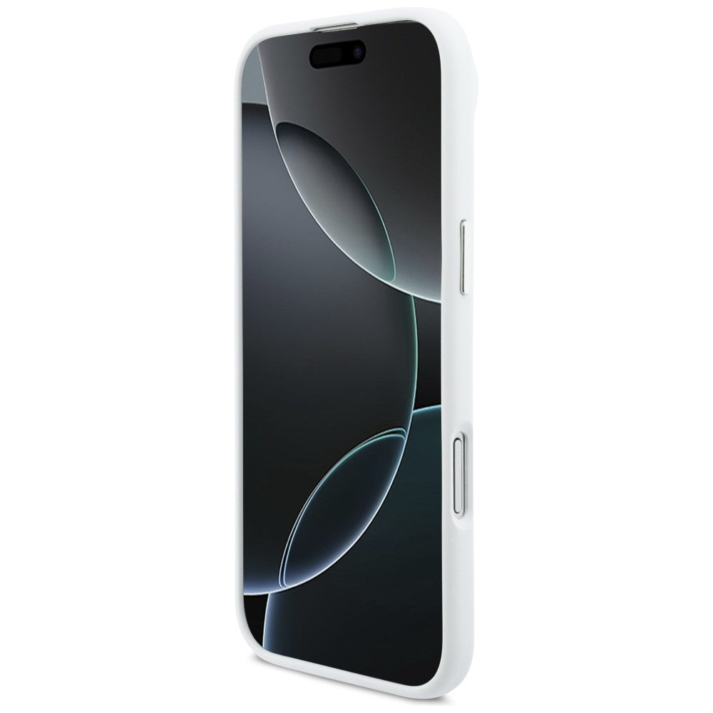 BMW M silikoninis MagSafe dėklas iPhone Air – baltas