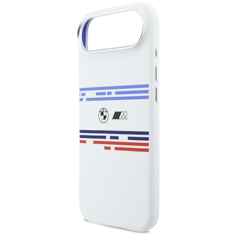 BMW M silikoninis MagSafe dėklas iPhone Air – baltas