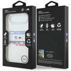 BMW M silikoninis MagSafe dėklas iPhone Air – baltas