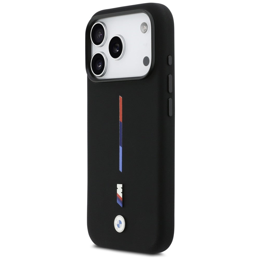 BMW MagSafe silikoninis dėklas iPhone 17 Pro – juodas -- iPhone 17 Pro