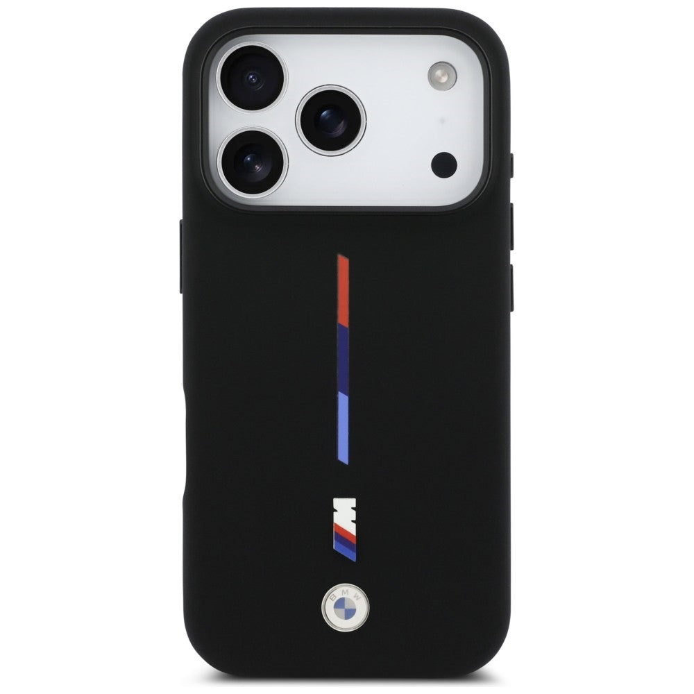 BMW MagSafe silikoninis dėklas iPhone 17 Pro – juodas -- iPhone 17 Pro