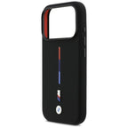 BMW MagSafe silikoninis dėklas iPhone 17 Pro – juodas -- iPhone 17 Pro
