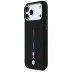 BMW M MagSafe silikoninis dėklas iPhone 17 Pro Max – juodas -- iPhone 17 Pro Max