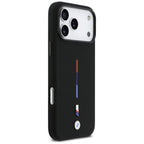 BMW M MagSafe silikoninis dėklas iPhone 17 Pro Max – juodas -- iPhone 17 Pro Max