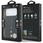 BMW M MagSafe silikoninis dėklas iPhone 17 Pro Max – juodas -- iPhone 17 Pro Max