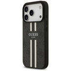Guess MagSafe dėklas iPhone 17 Pro – juodas