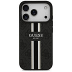 Guess MagSafe dėklas iPhone 17 Pro – juodas