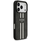 Guess MagSafe dėklas iPhone 17 Pro – juodas