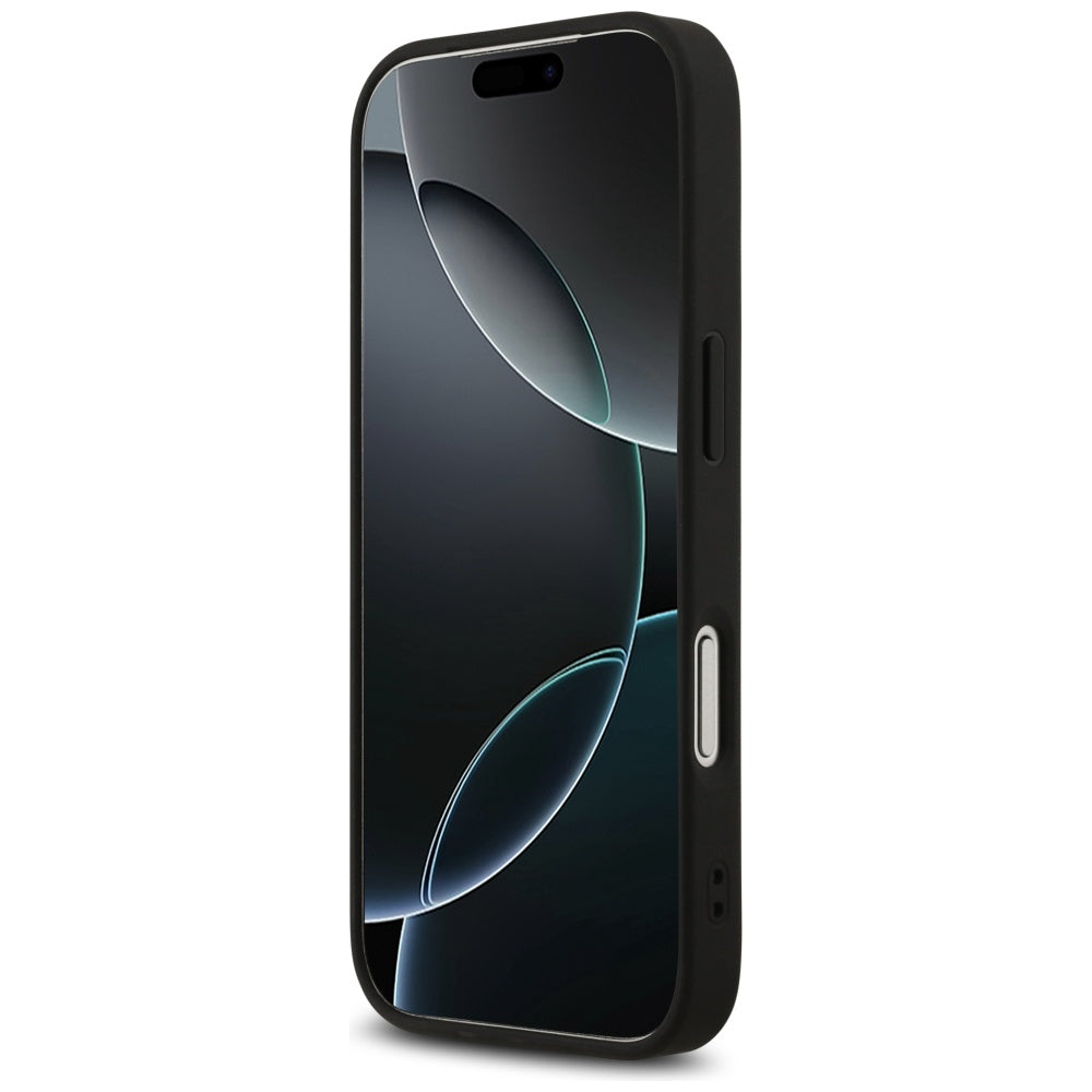 Guess MagSafe dėklas iPhone 17 Pro – juodas