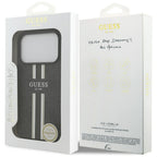 Guess MagSafe dėklas iPhone 17 Pro – juodas