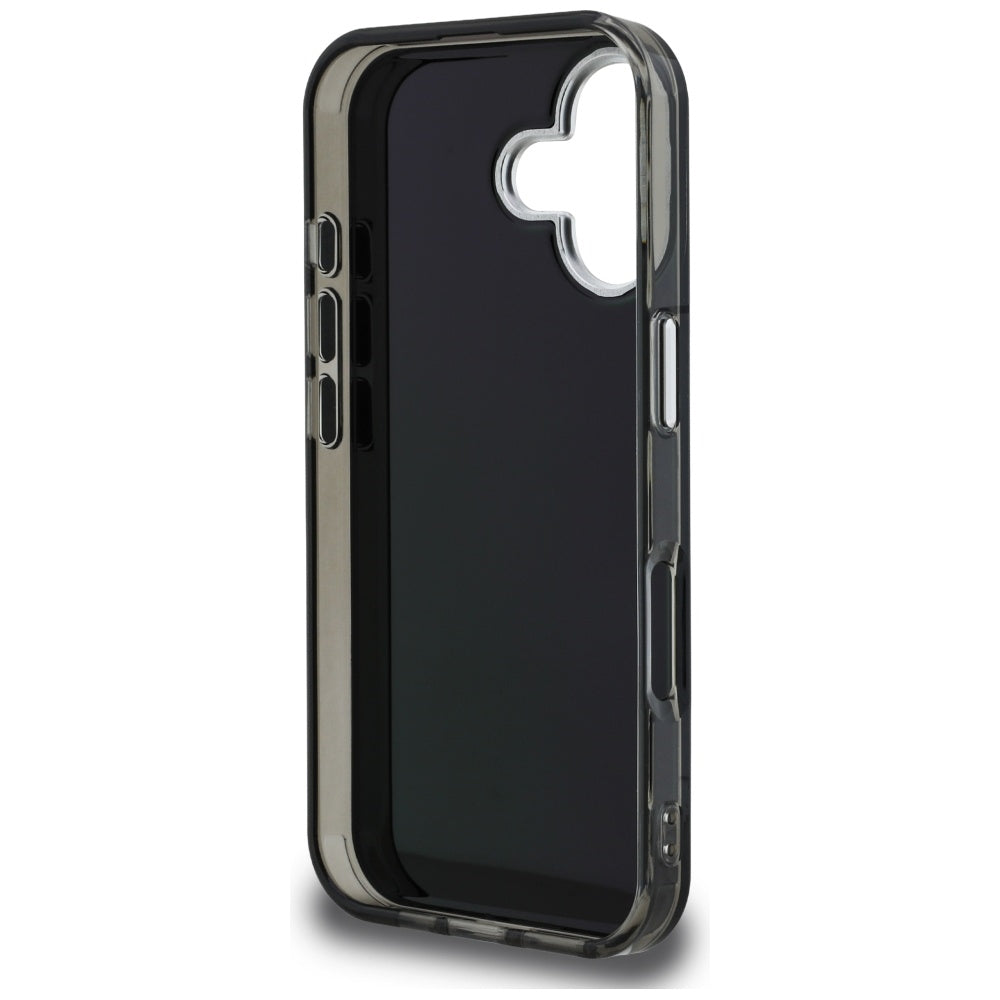 Karl Lagerfeld IML Aquarelle Choupette dėklas iPhone 16 – juodas