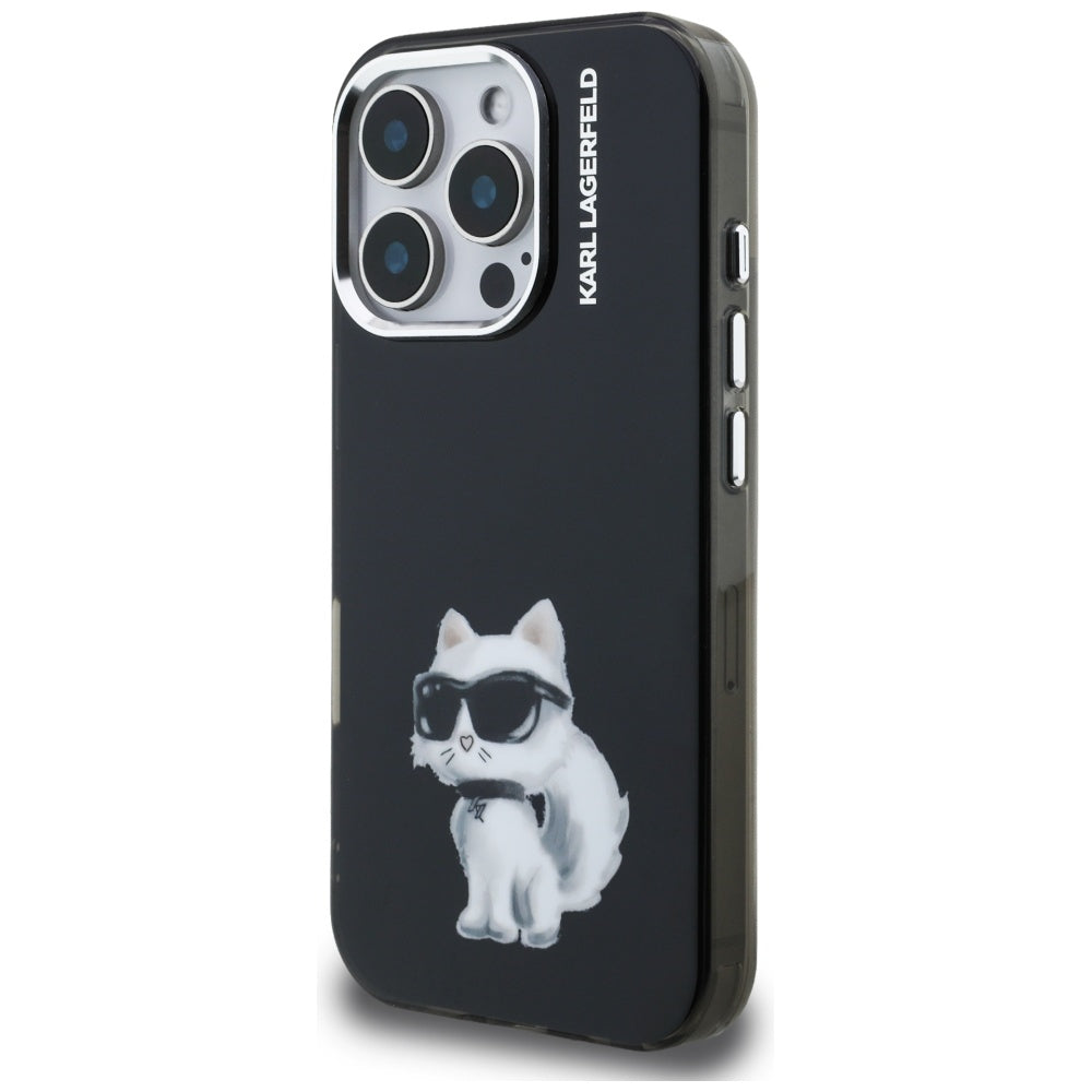 Karl Lagerfeld dėklas iPhone 16 Pro Max – juodas