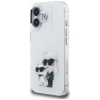 Karl Lagerfeld Aquarelle dėklas iPhone 16 – baltas