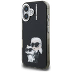 Karl Lagerfeld IML Aquarelle dėklas iPhone 16 – juodas -- iPhone 16