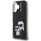 Karl Lagerfeld IML Aquarelle dėklas iPhone 16 – juodas -- iPhone 16