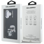 Karl Lagerfeld IML Aquarelle dėklas iPhone 16 – juodas -- iPhone 16