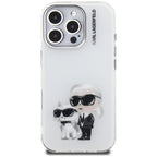 Karl Lagerfeld dėklas iPhone 16 Pro – baltas