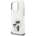 Karl Lagerfeld dėklas iPhone 16 Pro – baltas