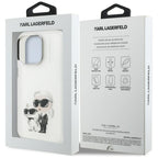 Karl Lagerfeld dėklas iPhone 16 Pro – baltas