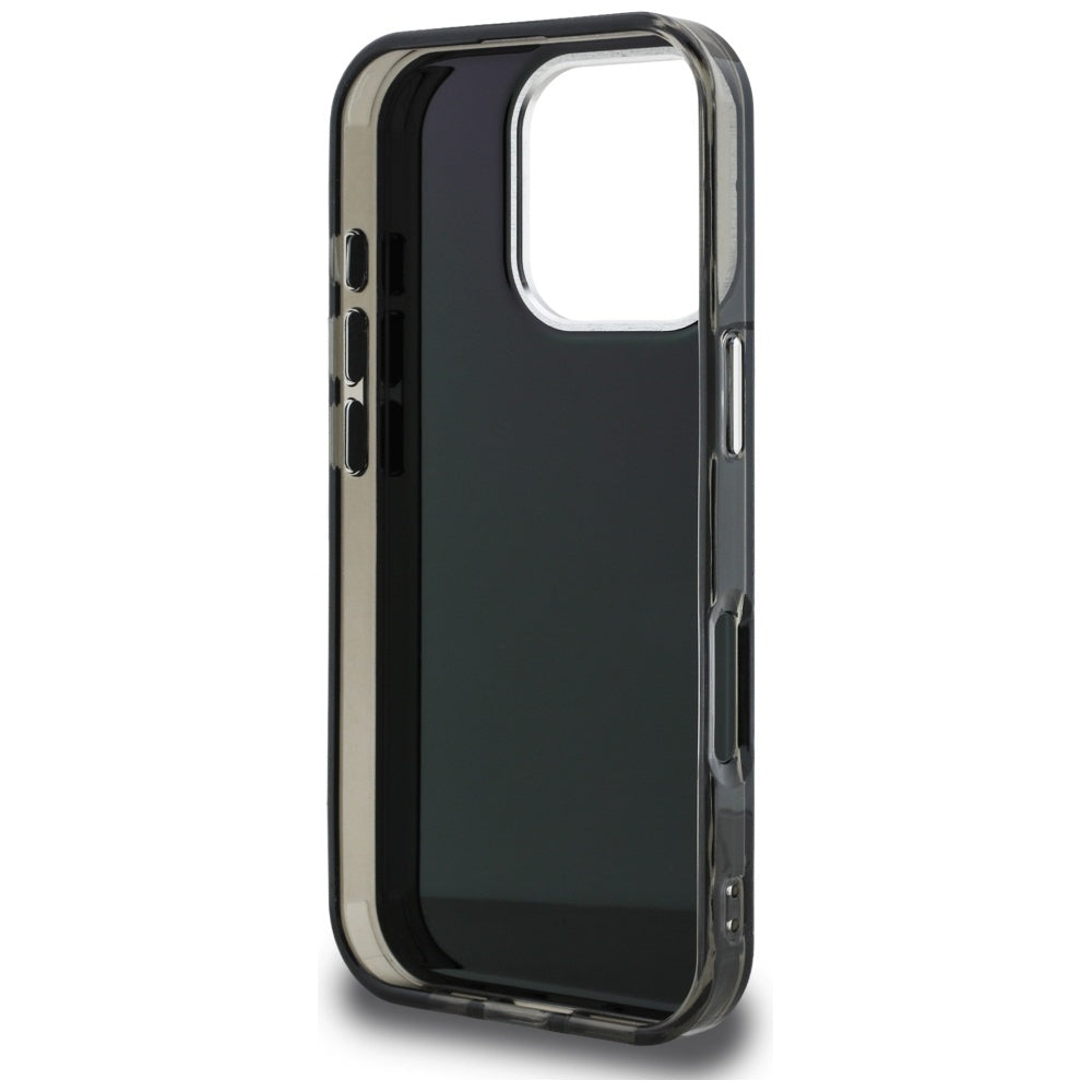 Karl Lagerfeld IML Aquarelle dėklas iPhone 16 Pro – juodas