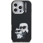 Karl Lagerfeld dėklas iPhone 16 Pro Max – juodas