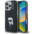 Karl Lagerfeld MagSafe dėklas iPhone 16 Pro Max – juodas -- iPhone 16 Pro Max