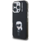 Karl Lagerfeld MagSafe dėklas iPhone 16 Pro Max – juodas -- iPhone 16 Pro Max