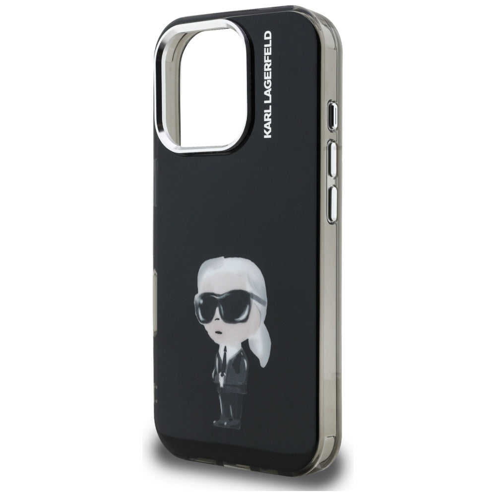 Karl Lagerfeld MagSafe dėklas iPhone 16 Pro Max – juodas -- iPhone 16 Pro Max