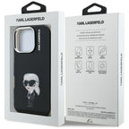 Karl Lagerfeld MagSafe dėklas iPhone 16 Pro Max – juodas -- iPhone 16 Pro Max