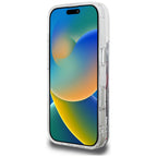 Karl Lagerfeld skaidrus dėklas iPhone 16 Pro – su blizgučiais